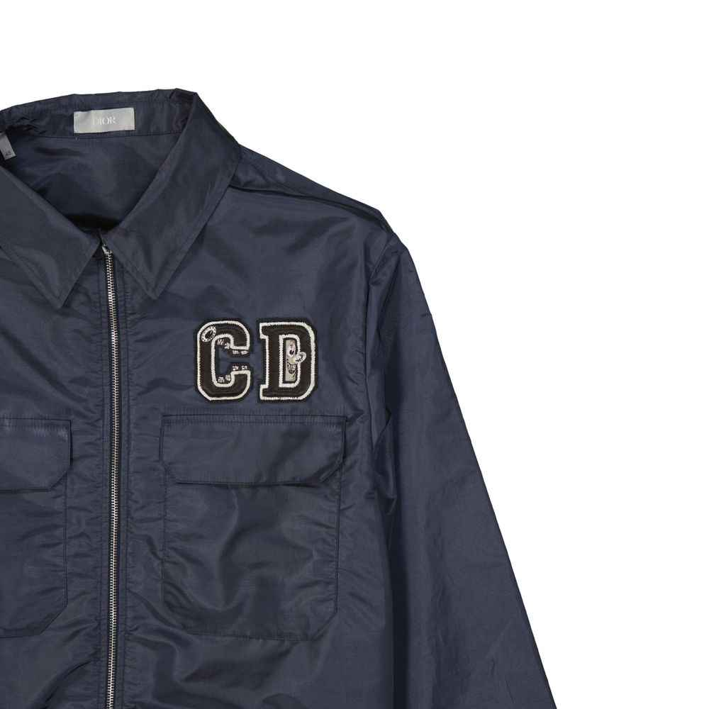 Blue Polyamide Shell Jacket
