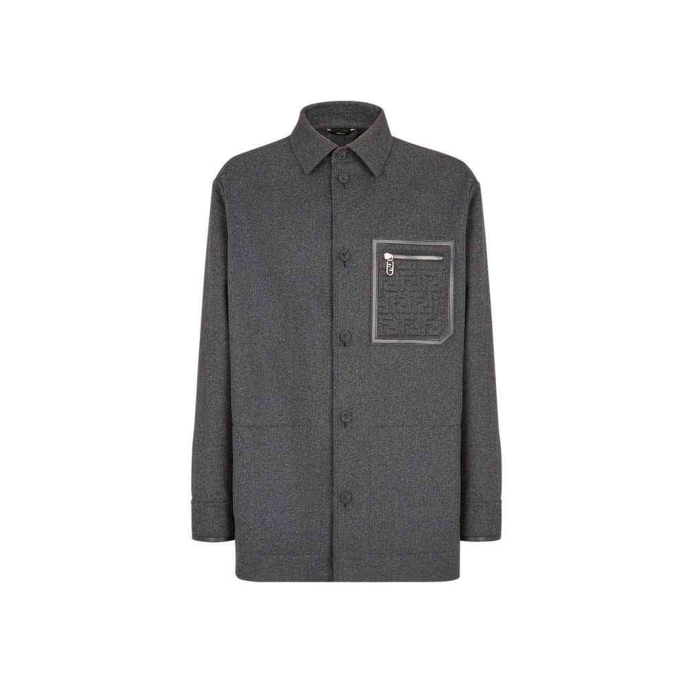 Gray Cashmere Jackets And Coat