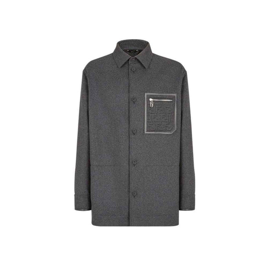 Gray Cashmere Jackets And Coat
