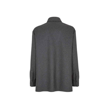 Gray Cashmere Jackets And Coat
