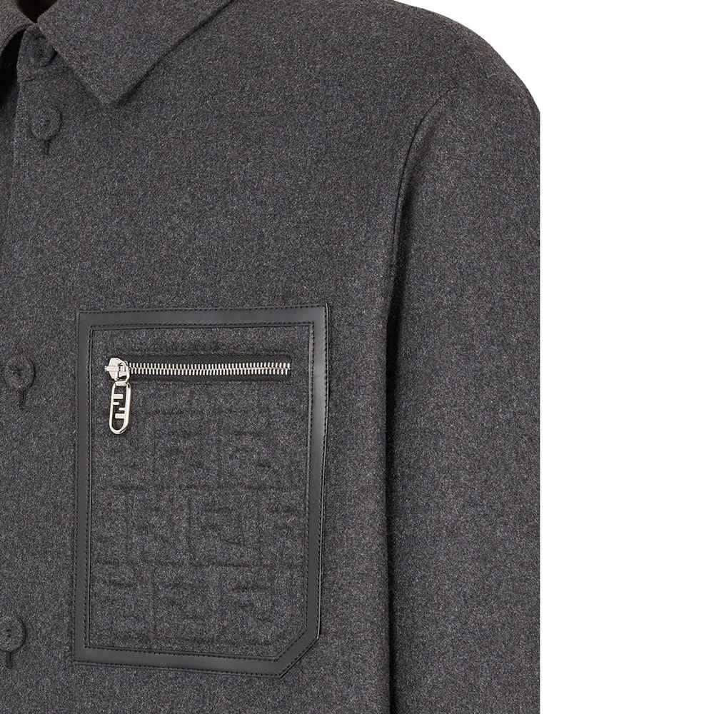 Gray Cashmere Jackets And Coat