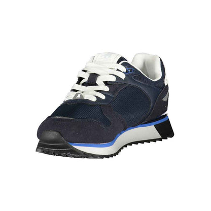 Blue Polyurethane Men's Sneaker