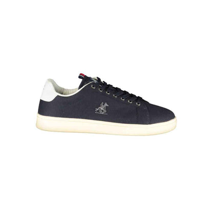 Blue Polyurethane Men's Sneaker