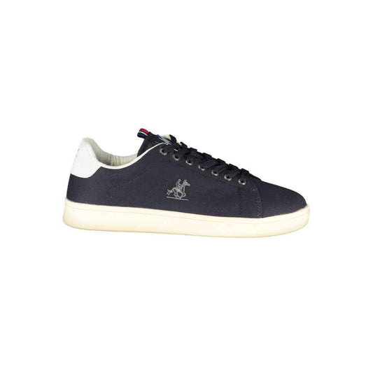 Blue Polyurethane Men's Sneaker