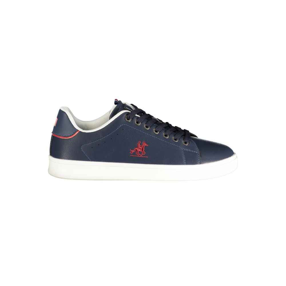 Blue Polyurethane Men's Sneaker