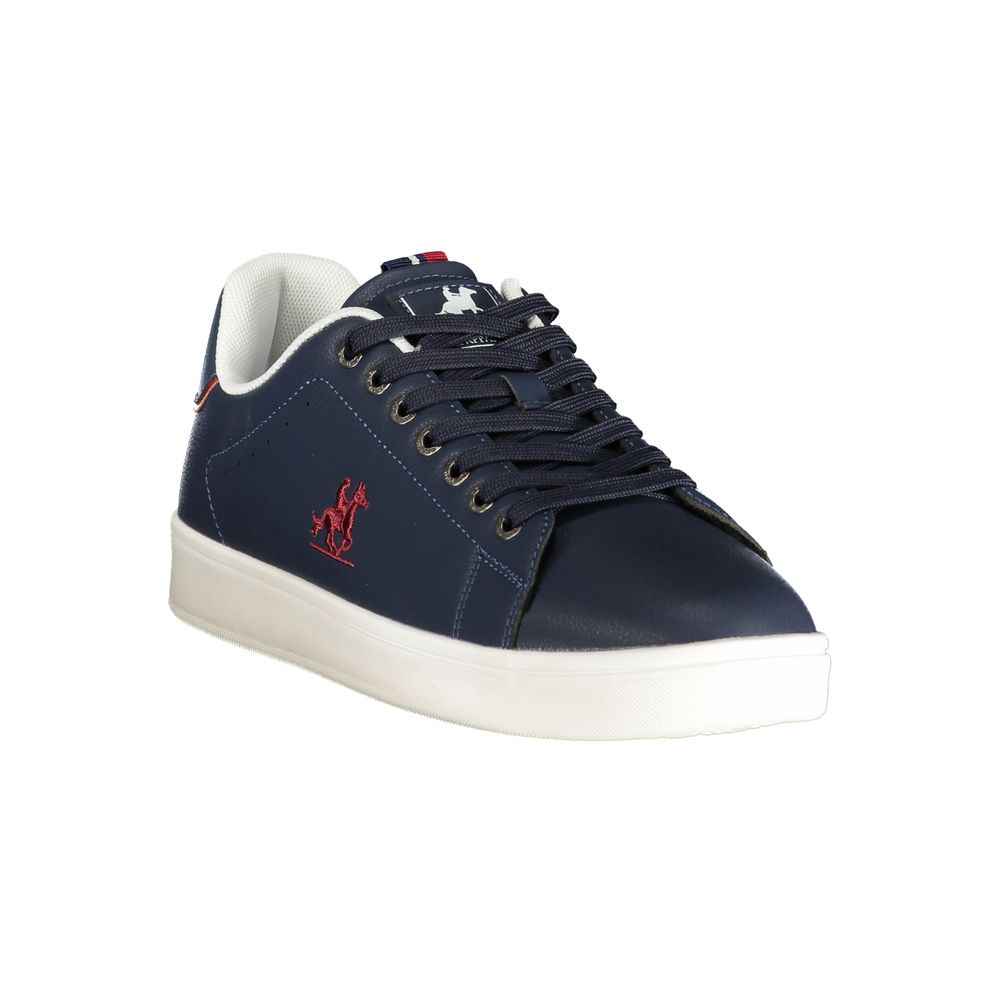 Blue Polyurethane Men's Sneaker