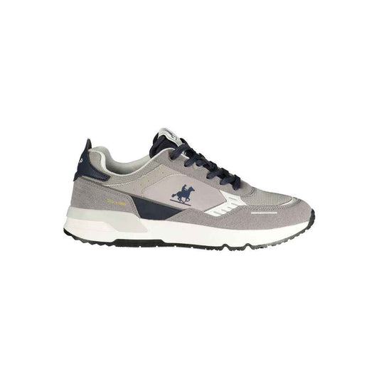 Grigio Polyurethane Uomo Sneaker
