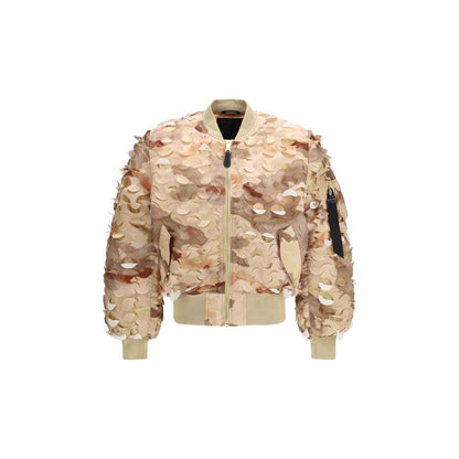Gold Nylon Bomber