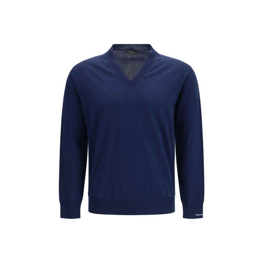 Blue Cotton Sweatshirt