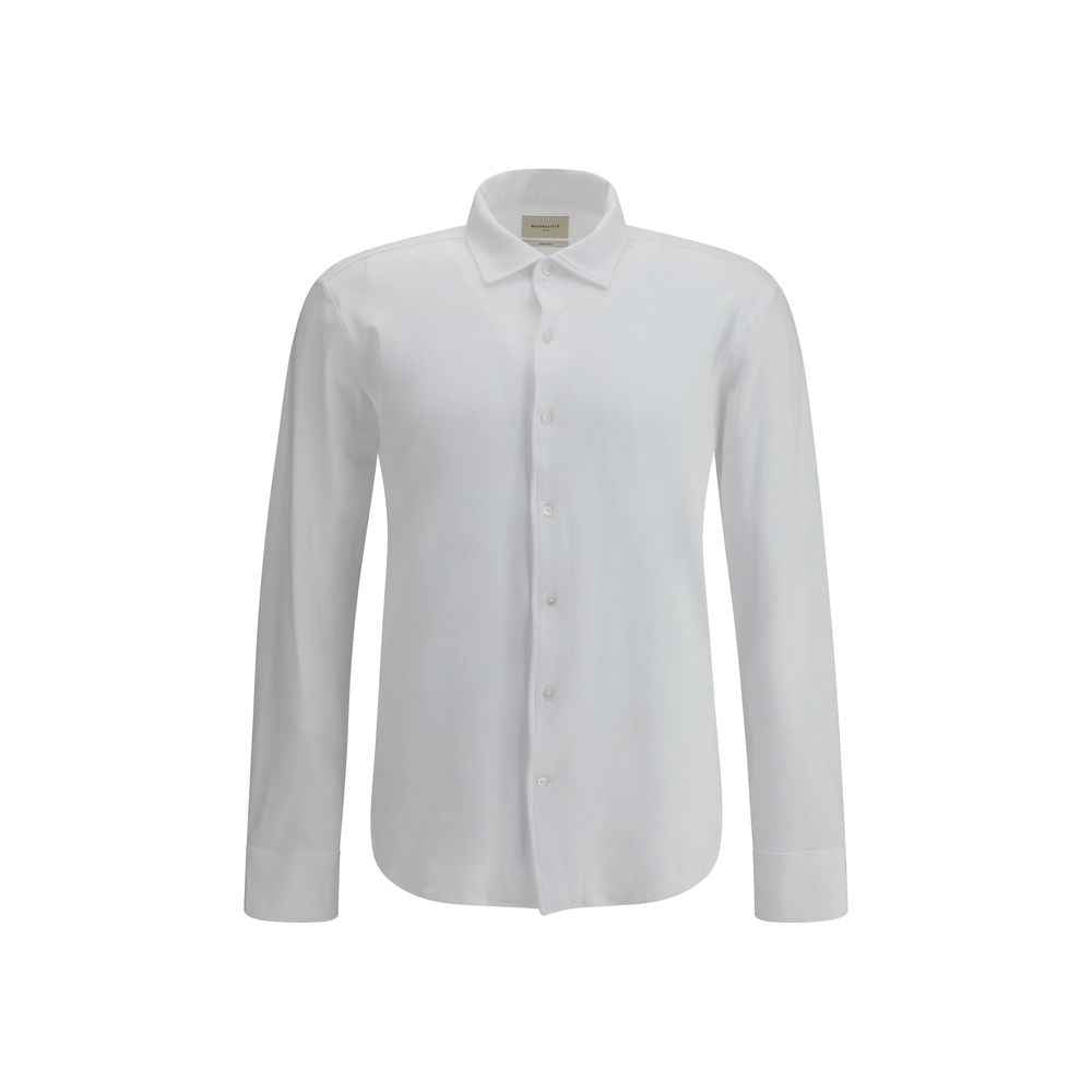White Cotton Polo Shirt