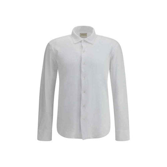 White Cotton Polo Shirt
