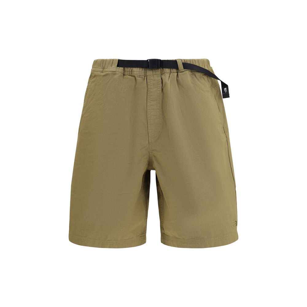 Bicolor Cotton Bermuda Shorts