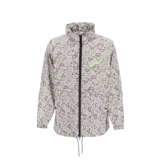 Beige Polyester Shell Jacket