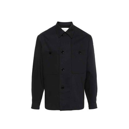 Black Virgin Wool Coat