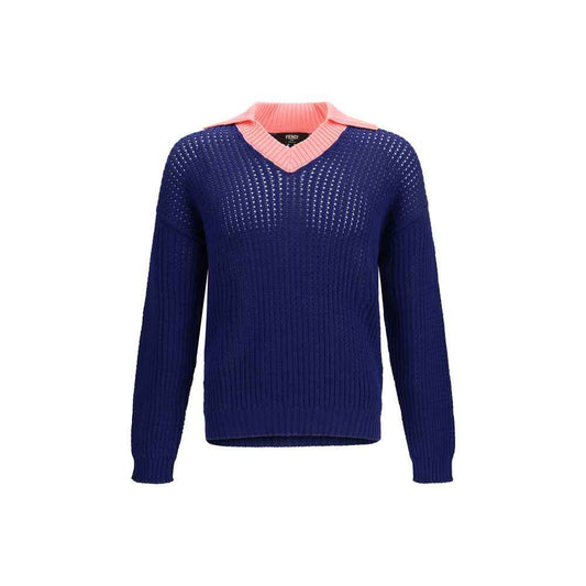 Blue Cotton Sweatshirt