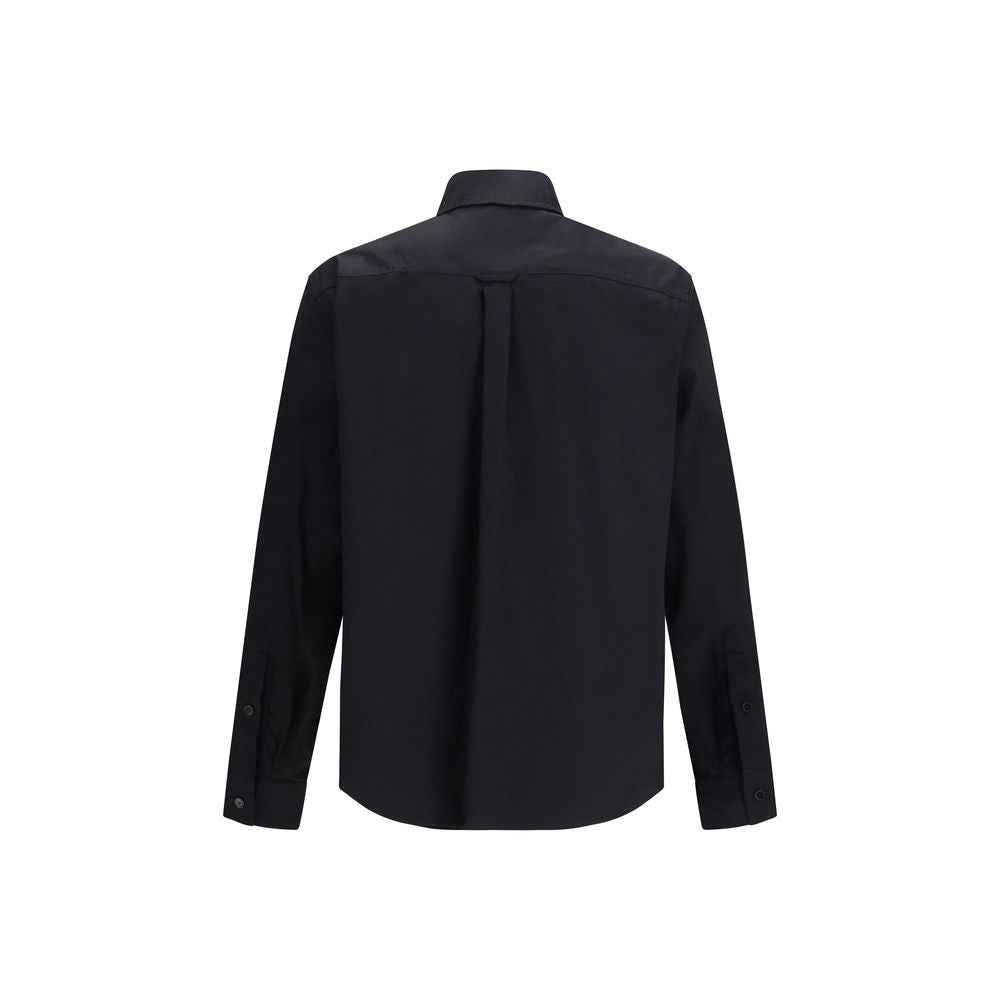 Black Cotton Dress Shirt