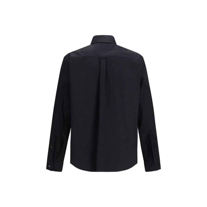 Black Cotton Dress Shirt