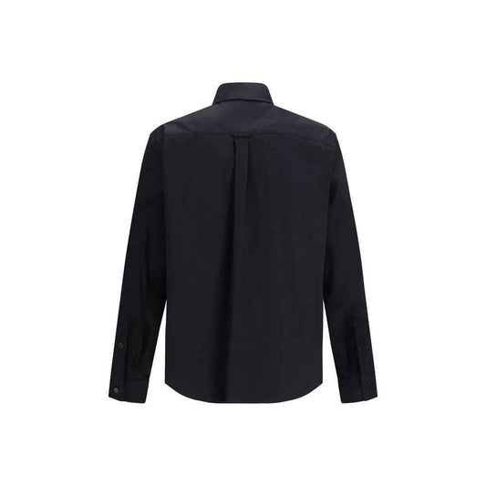 Black Cotton Dress Shirt