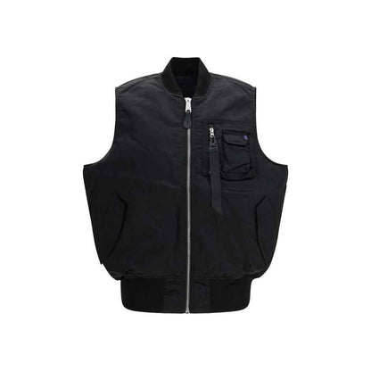 Black Nylon Jackets And Coat