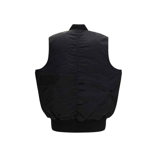Black Nylon Jackets And Coat