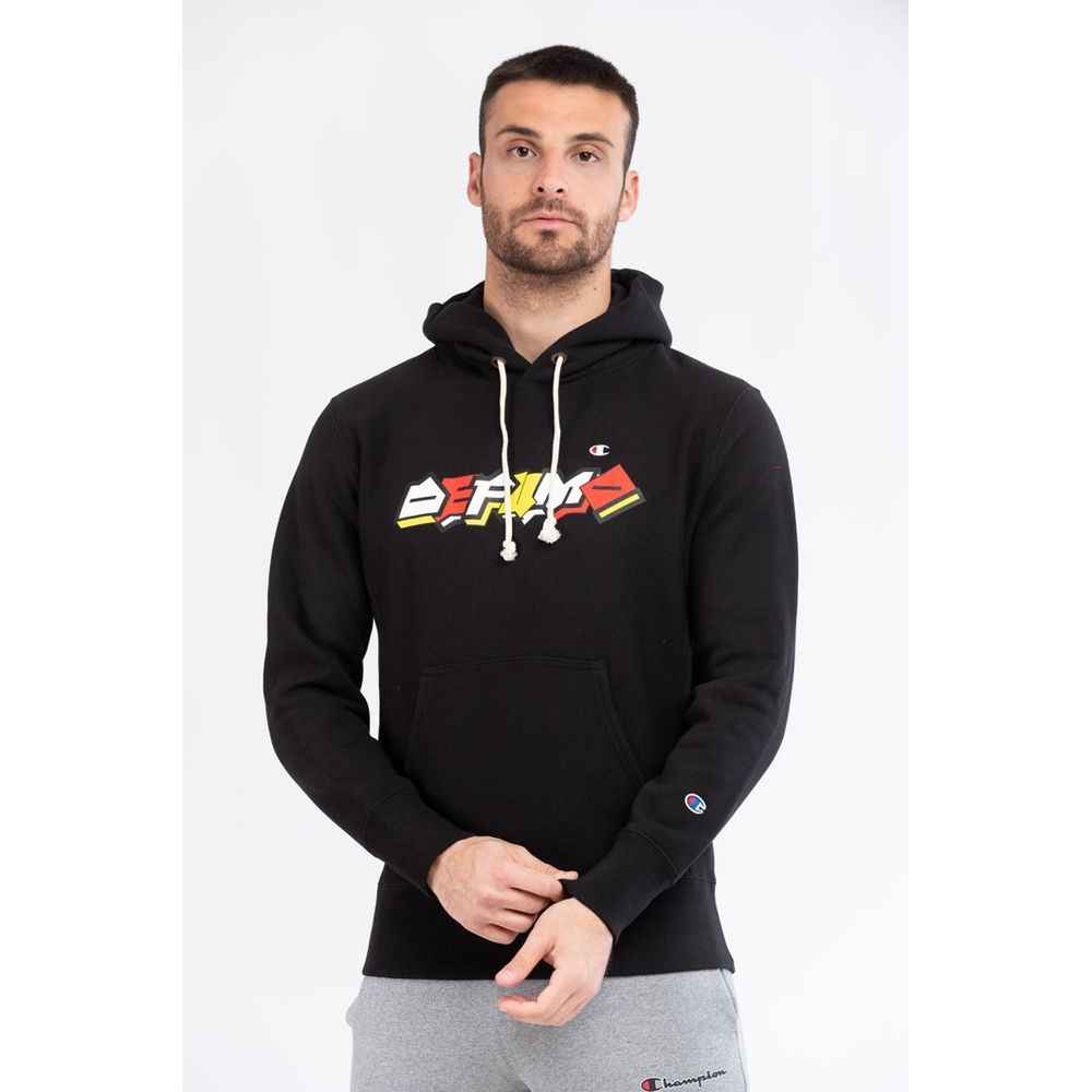 Black Cotton Sweatshirt
