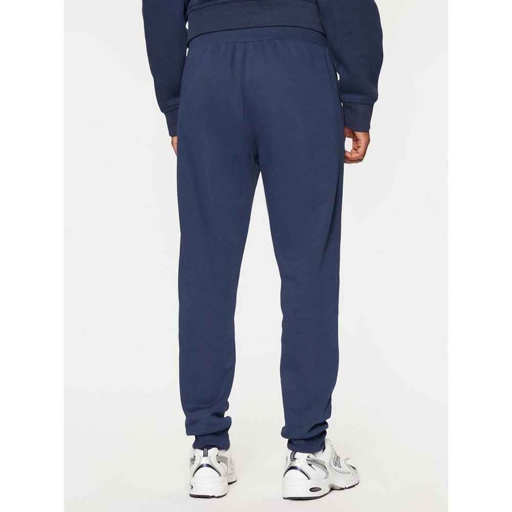 Blue Cotton Joggers (Workout Pants)