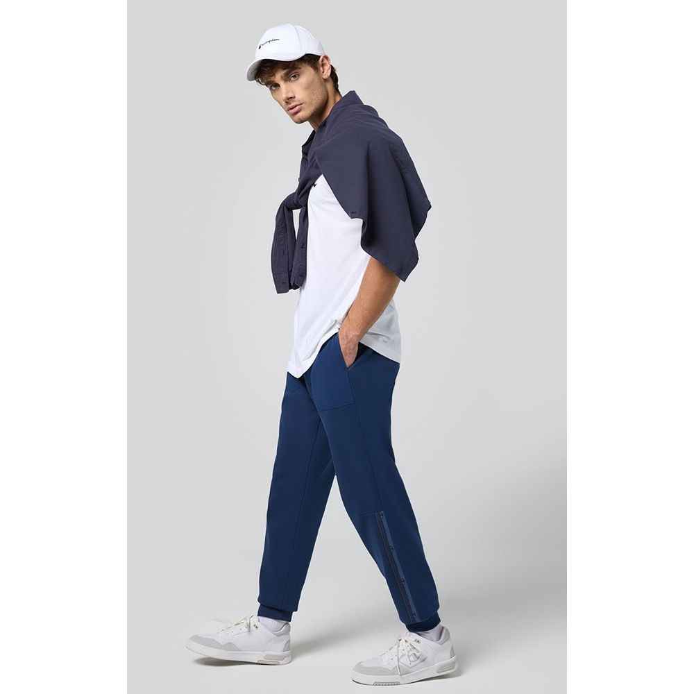 Blue Cotton Joggers (Workout Pants)