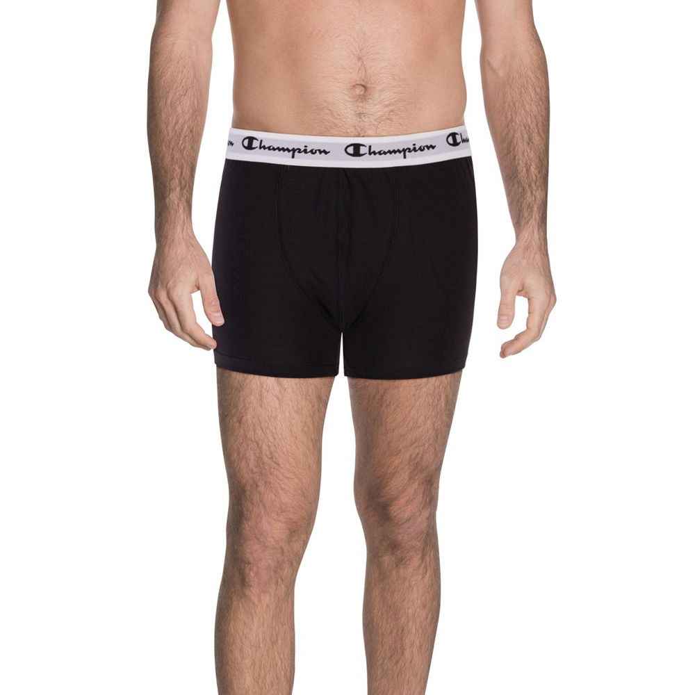 Black Cotton Boxers