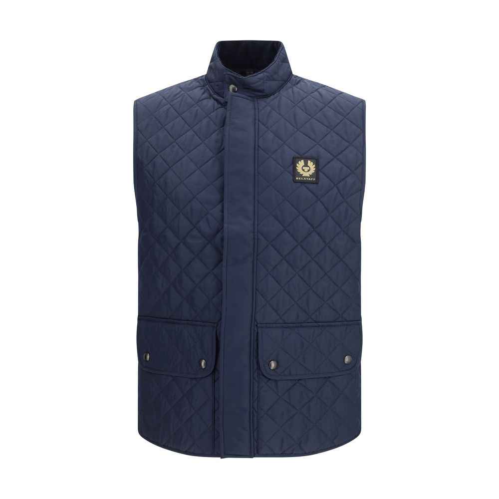 Blue Polyester Shell Jacket