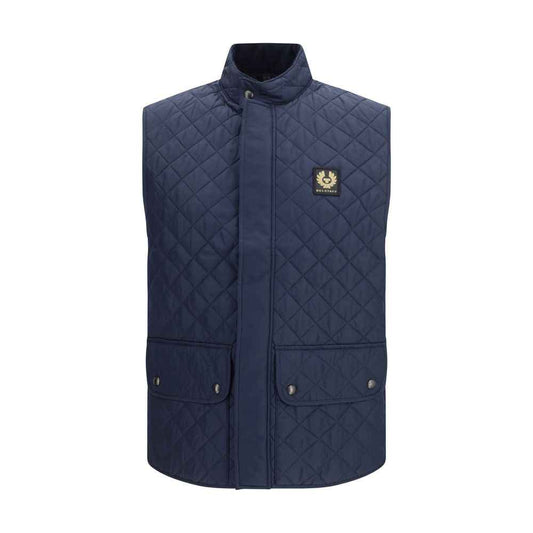 Blue Polyester Shell Jacket