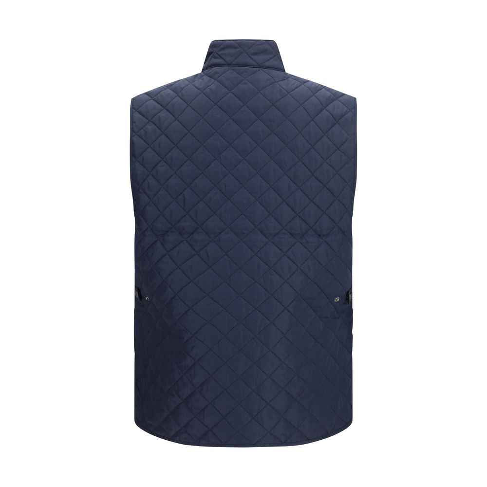 Blue Polyester Shell Jacket