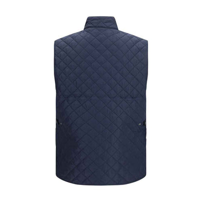 Blue Polyester Shell Jacket