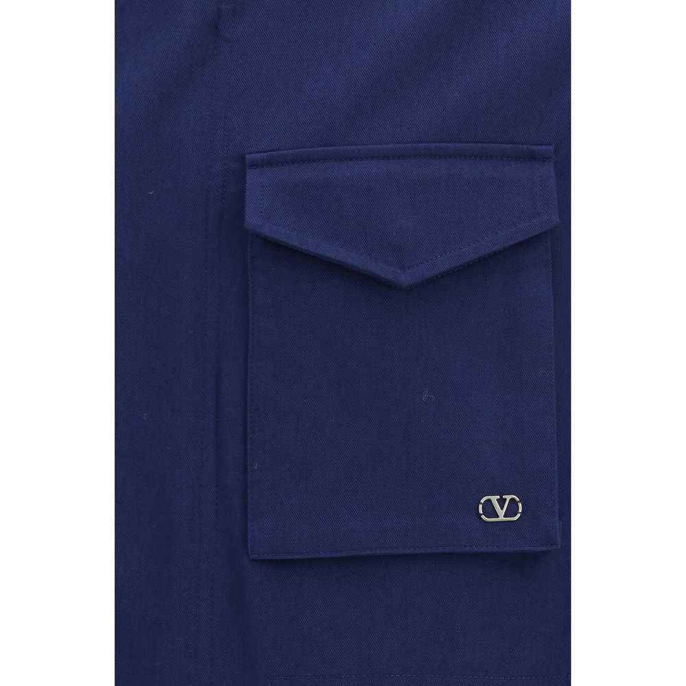 Blue Cotton Coat