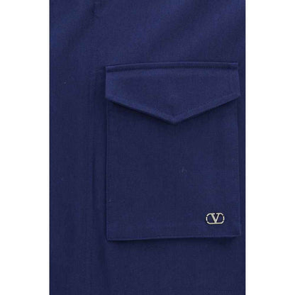 Blue Cotton Coat
