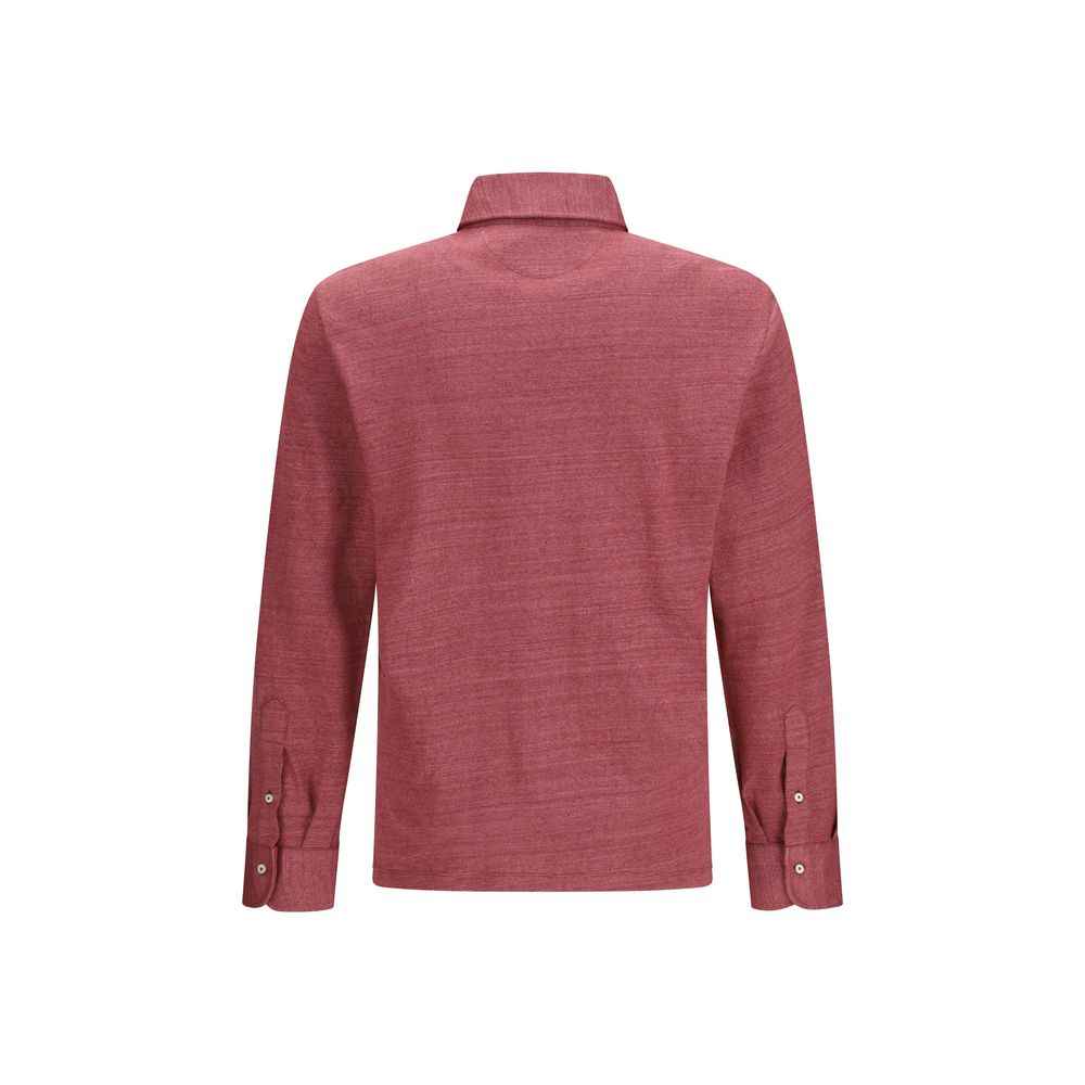 Multicolor Linen Polo Shirt