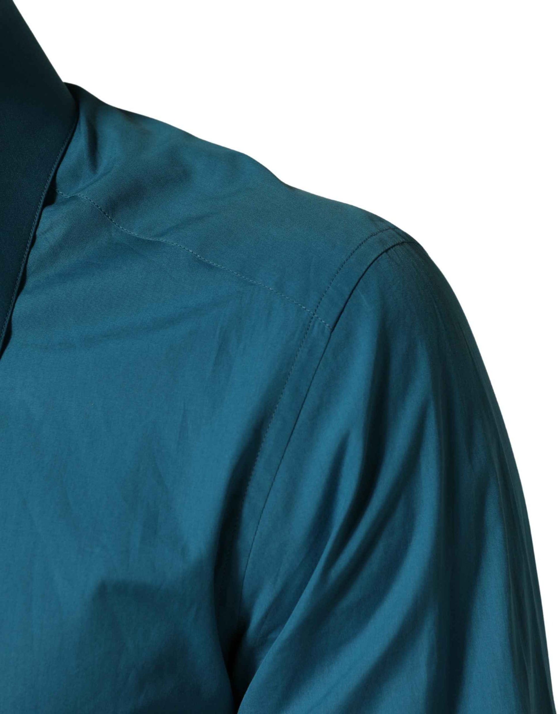 Blue SARTORIA Long Sleeve Cotton Dress Shirt