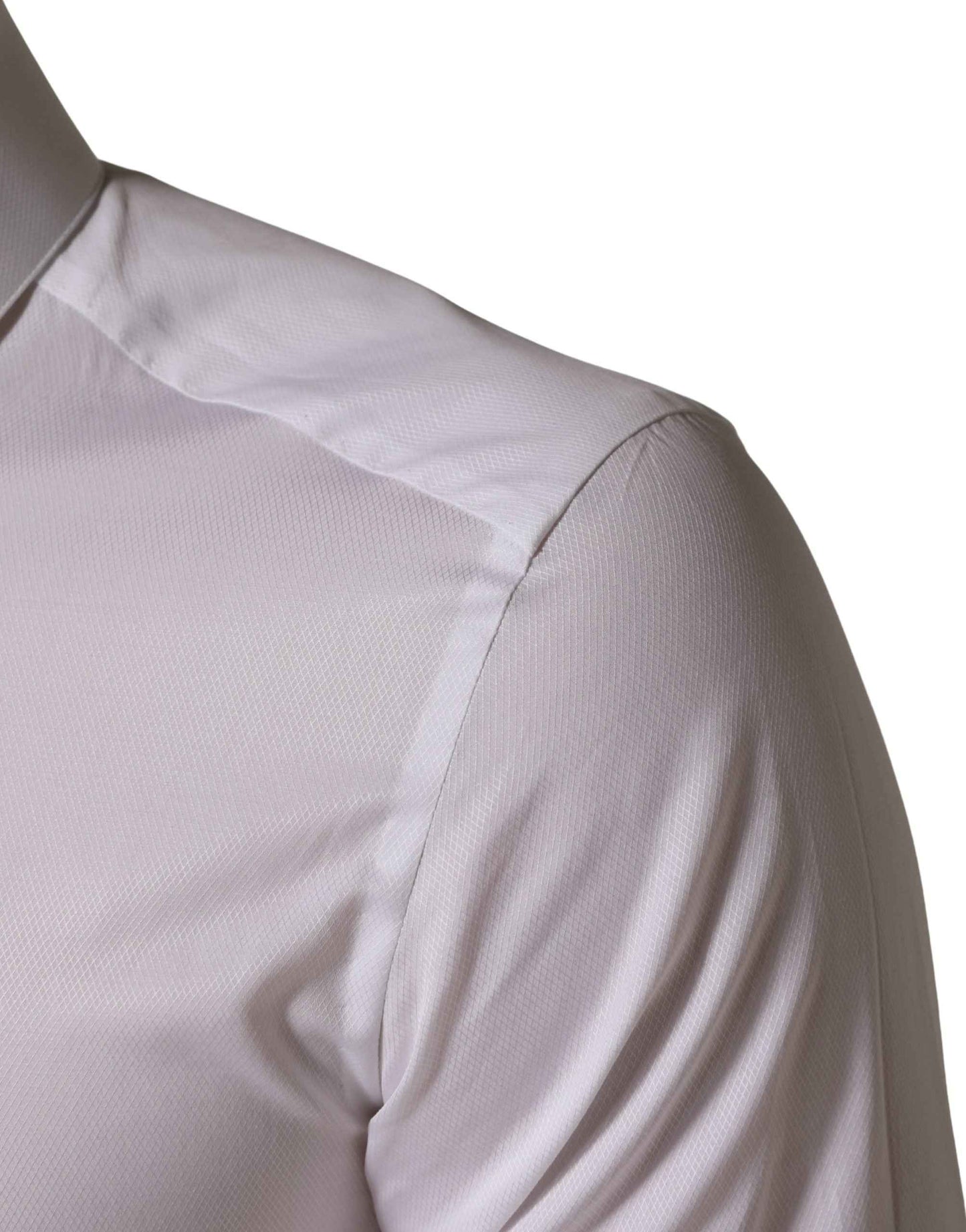 White Cotton Short Sleeves Button Down Shirt