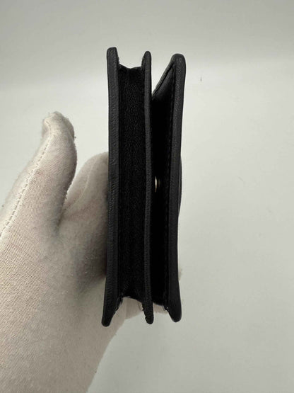 GUCCI GG BLONDIE Black Compact Wallet