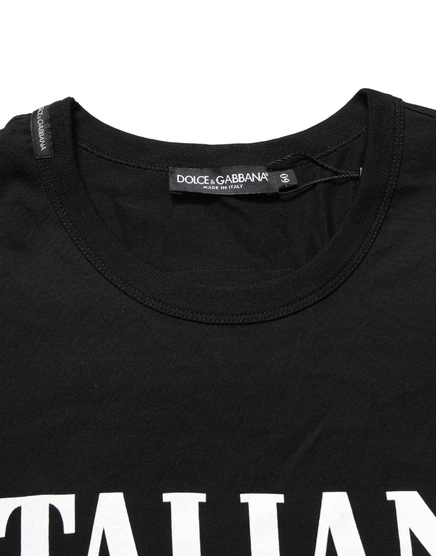 Black Camouflage Graphic Cotton Crewneck T-shirt