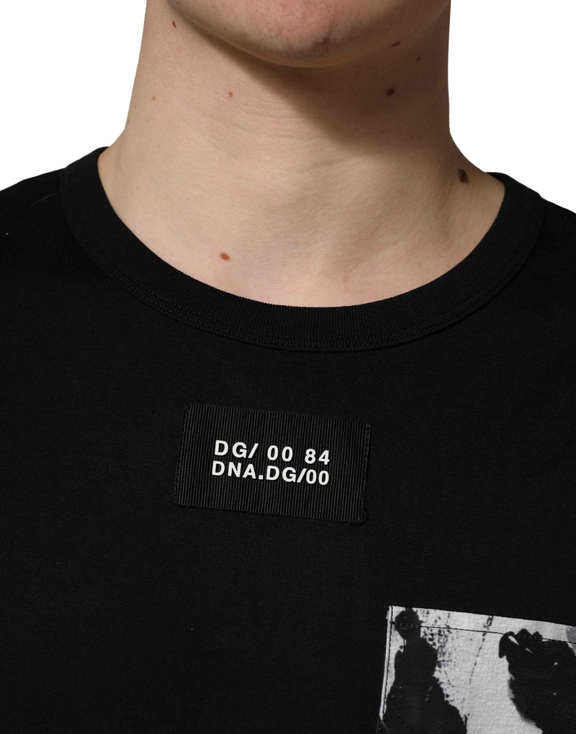 Black Camouflage Pocket Oversized T-shirt