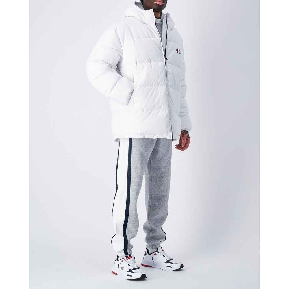 White Polyester Jackets And Coat
