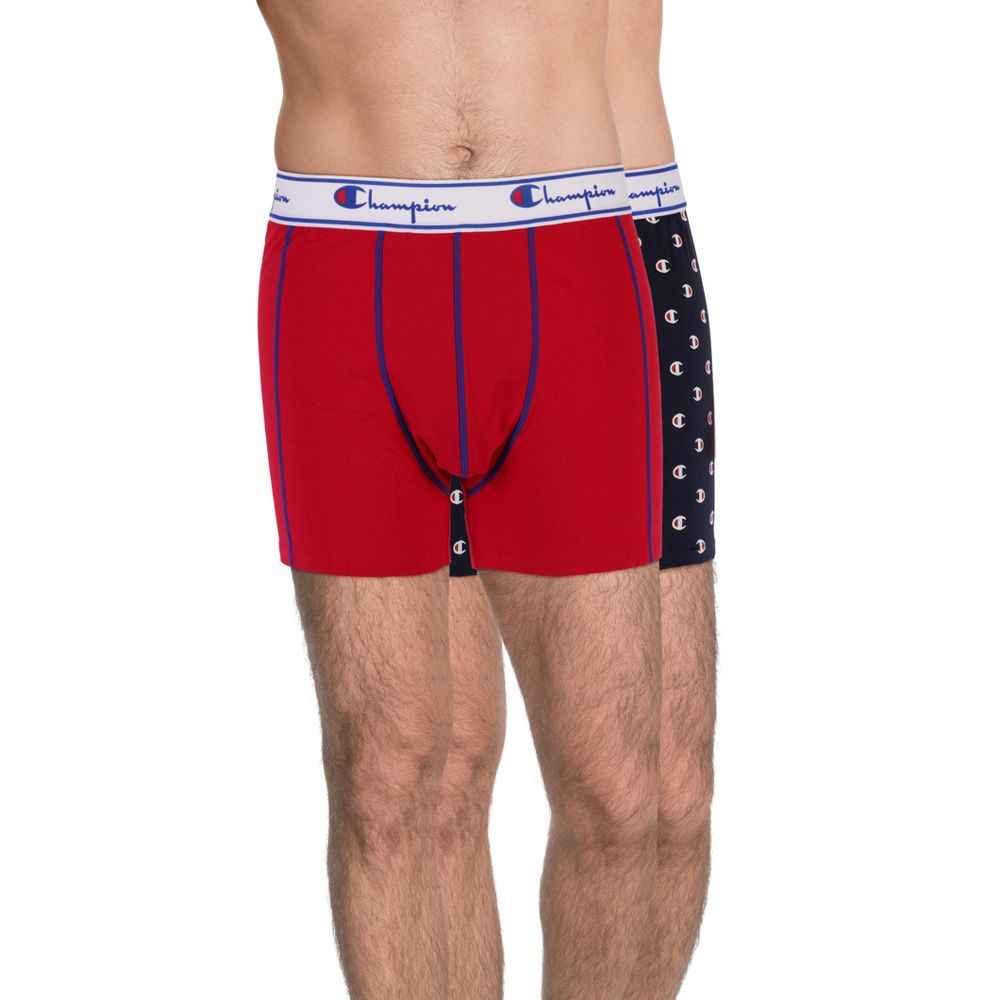 Blue Cotton Boxers