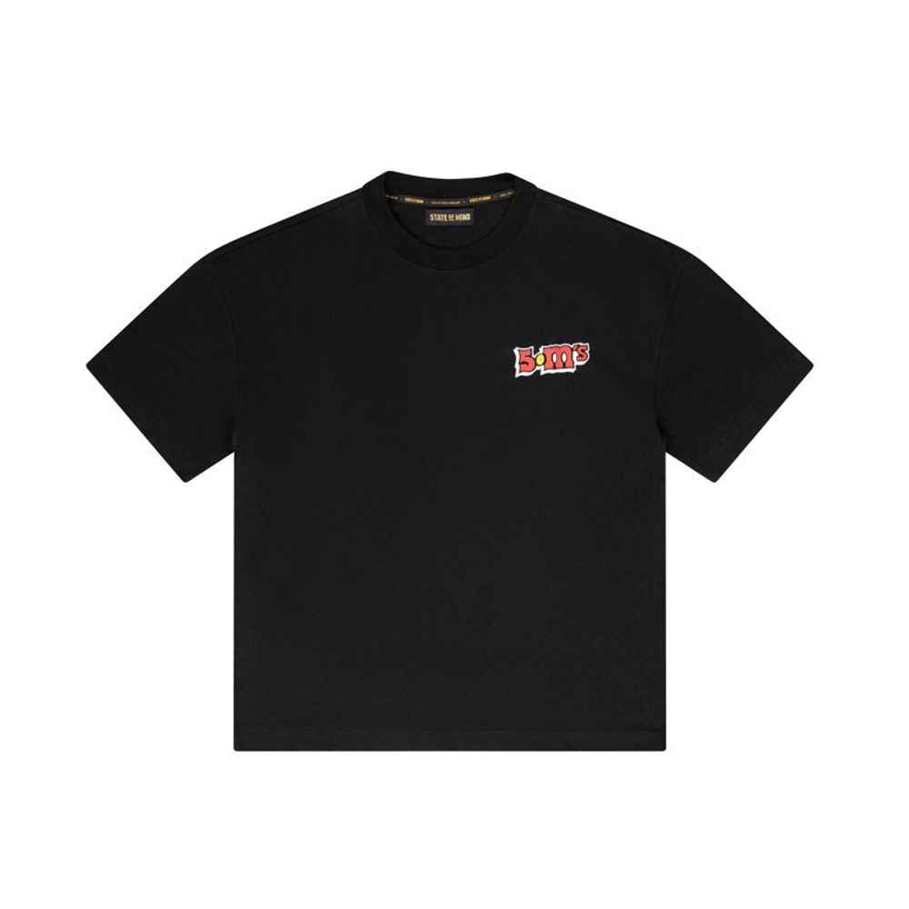Black Cotton T-Shirt