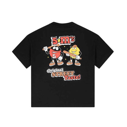 Black Cotton T-Shirt