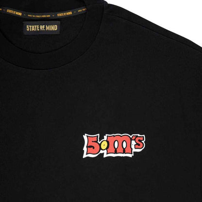 Black Cotton T-Shirt