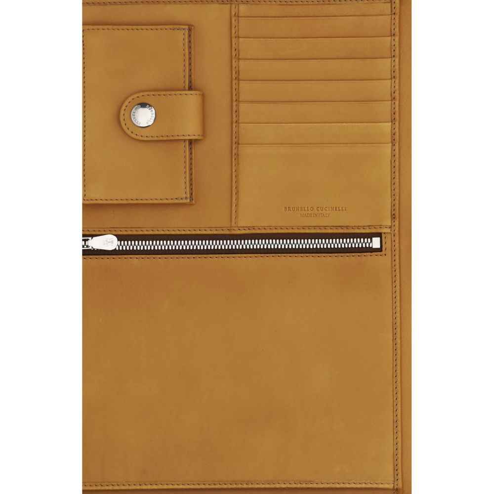 Brown Calf Leather Bos Taurus Wallet
