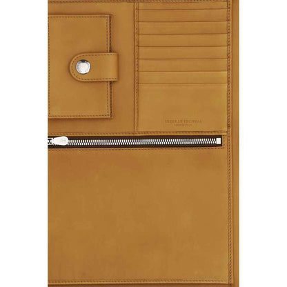Brown Calf Leather Bos Taurus Wallet