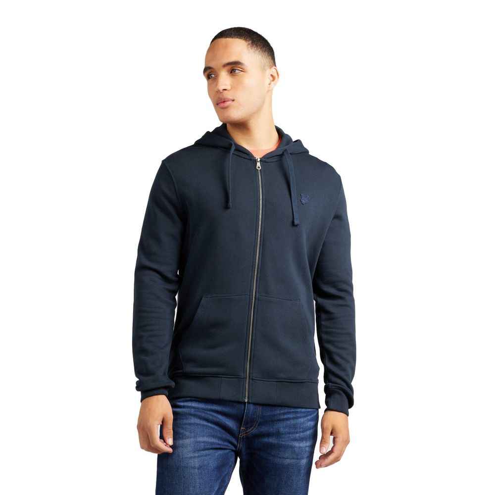 Blue Cotton Hoodie