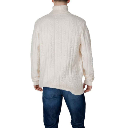 Cream Polyester Turtleneck