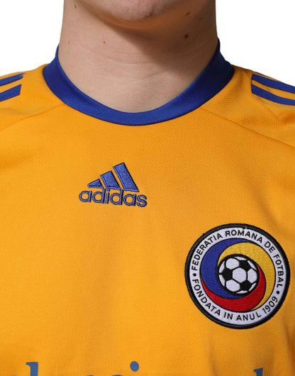Yellow Polyester Balenciagoal CrewNeck Jersey T-shirt